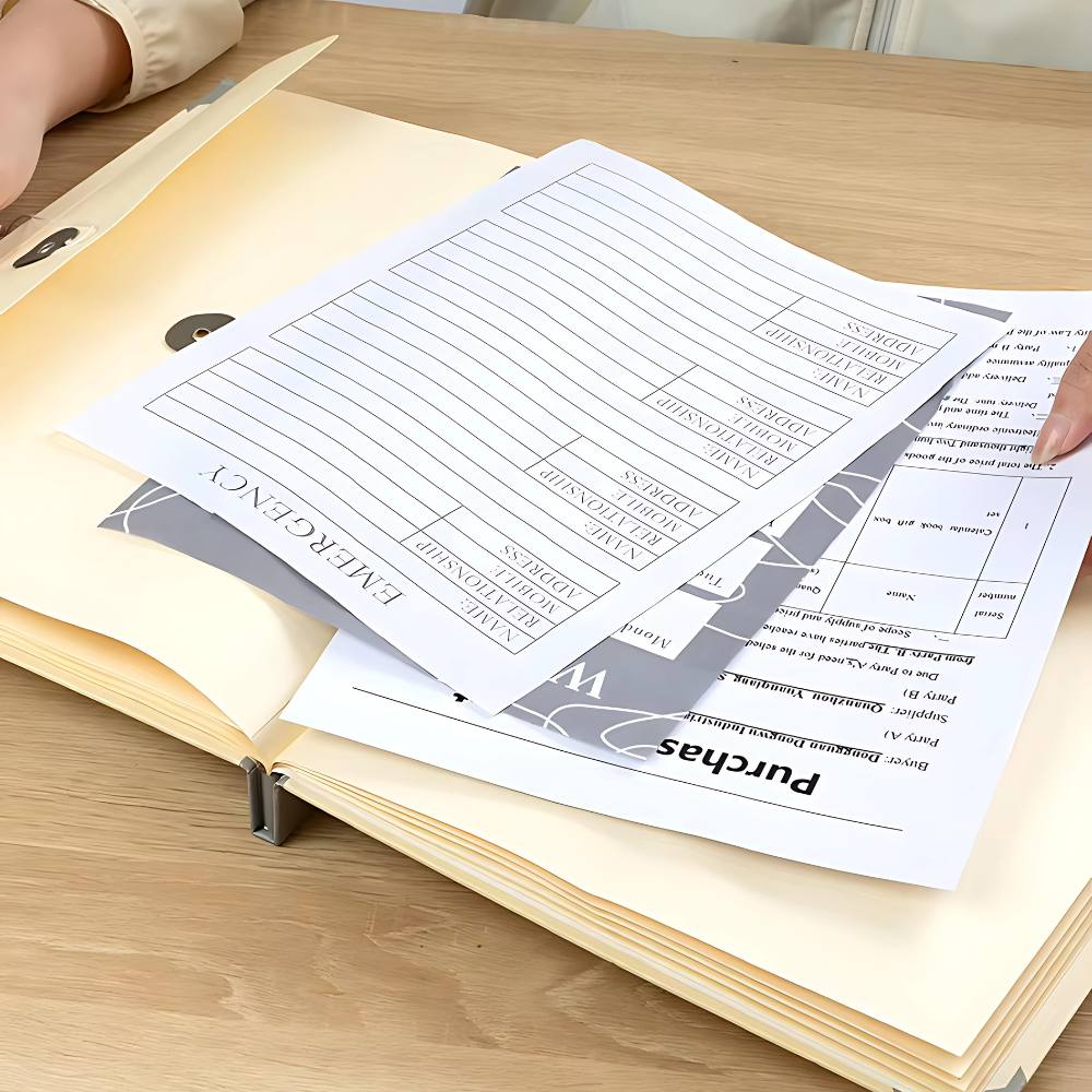 The Life Book Document Organizer - Complete Organization System + 4 FREE Bonuses