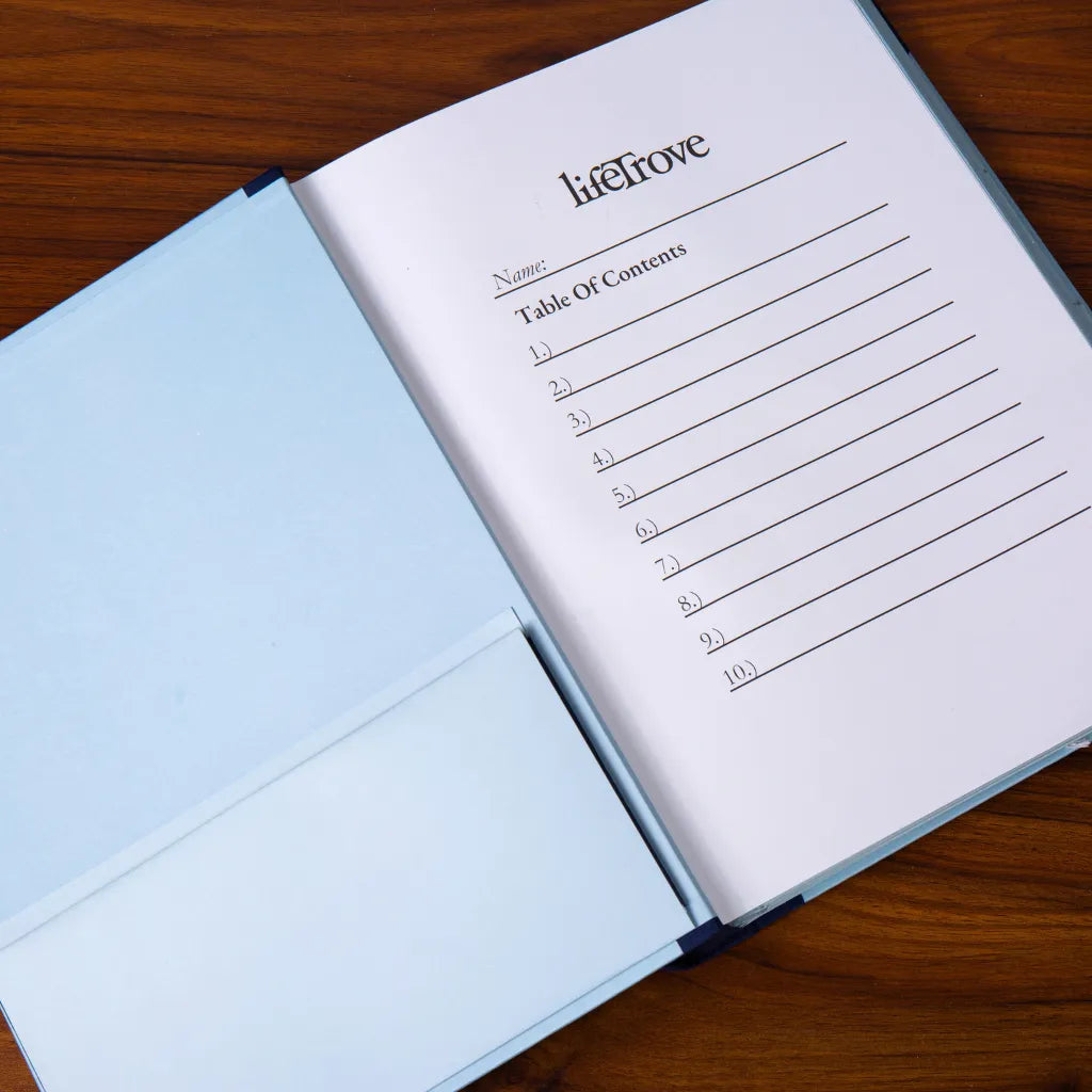 The Life Book Document Organizer - Binder For Important Documents