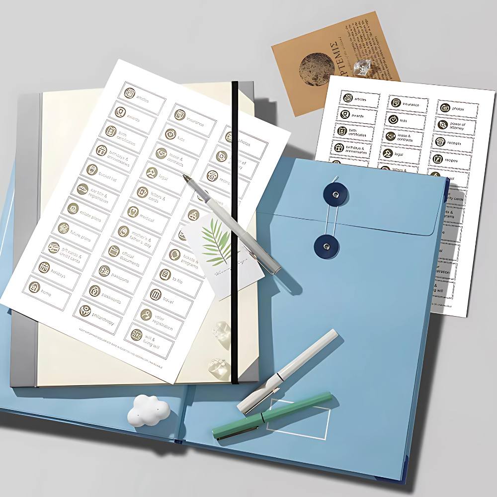 The Life Book Document Organizer - Complete Organization System + 4 FREE Bonuses