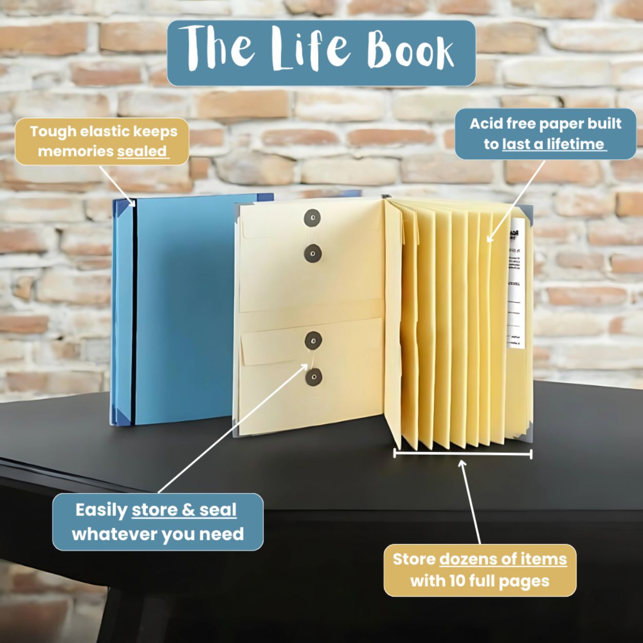 The Life Book Document Organizer - Binder For Important Documents