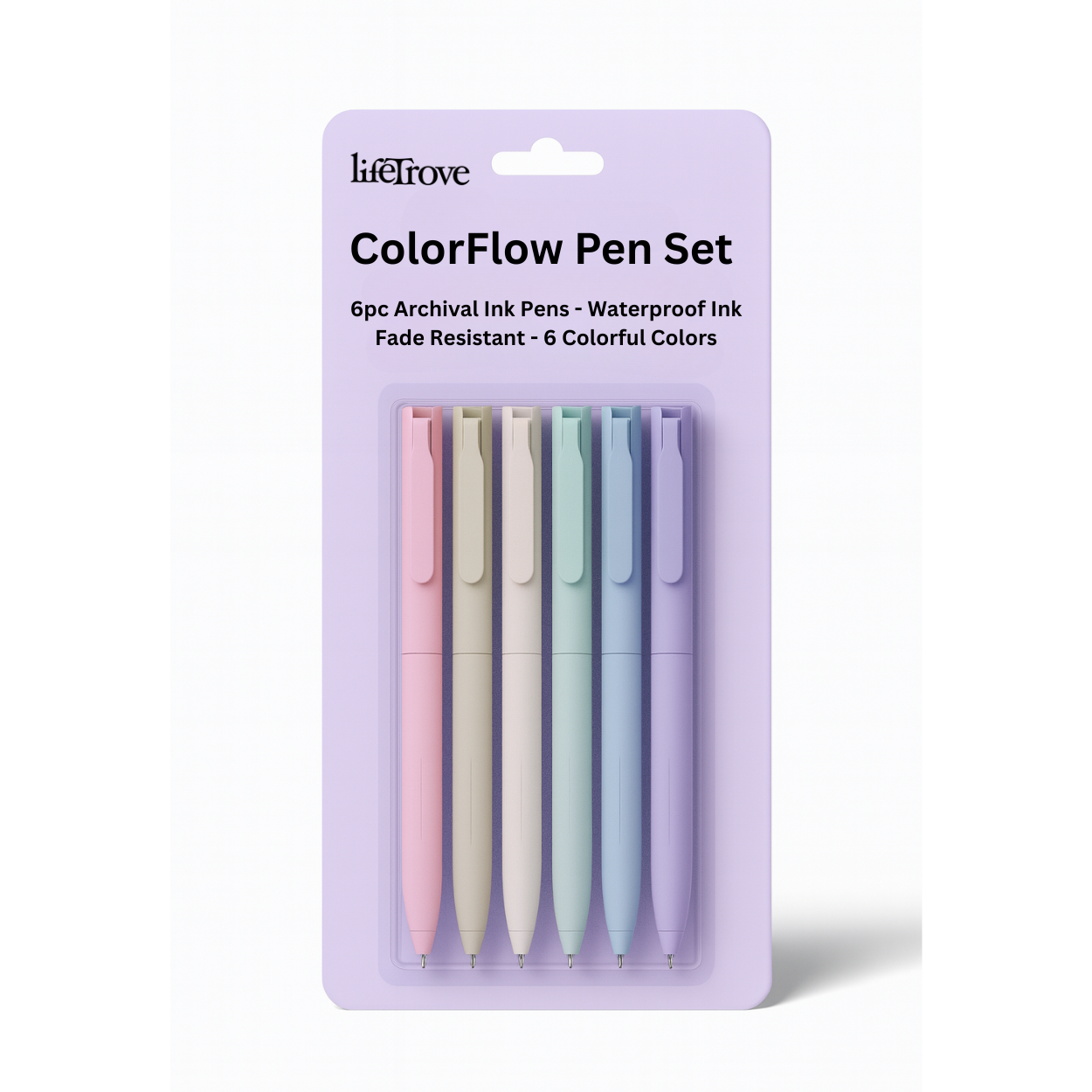 ColorFlow 6pc Gel Pen Set
